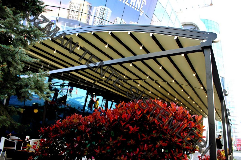 Katlanır Işıklı Tente