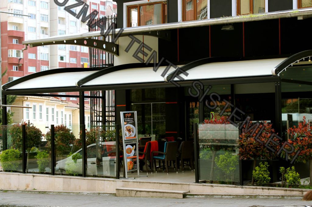 Raylı Oval Kumandalı Tente