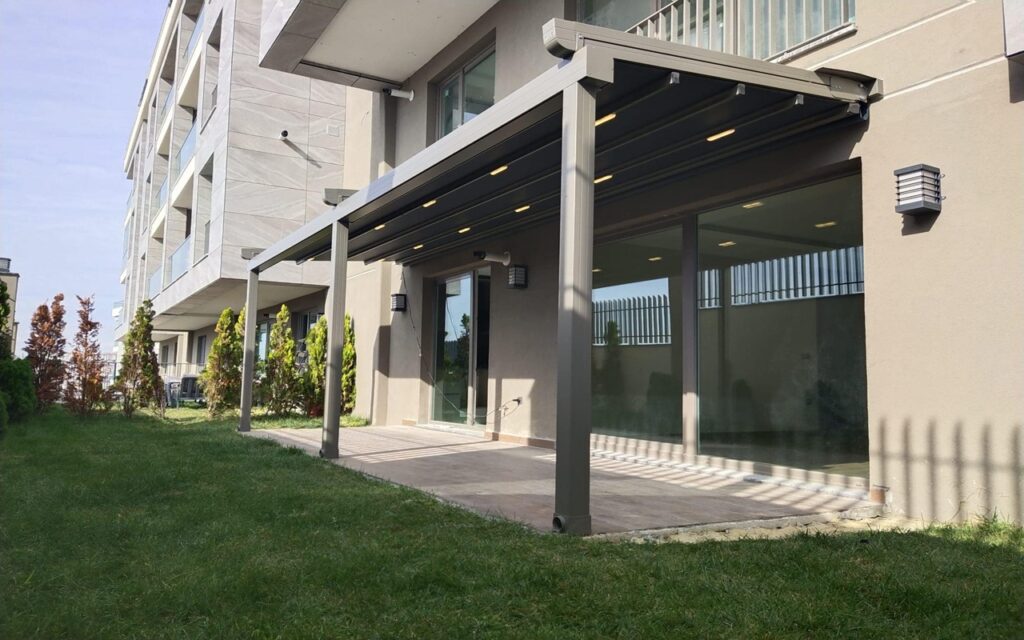 15 m2 Pergola Hareketli Çatı Sistemi