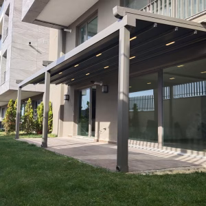 15 m2 Pergola Hareketli Çatı Sistemi